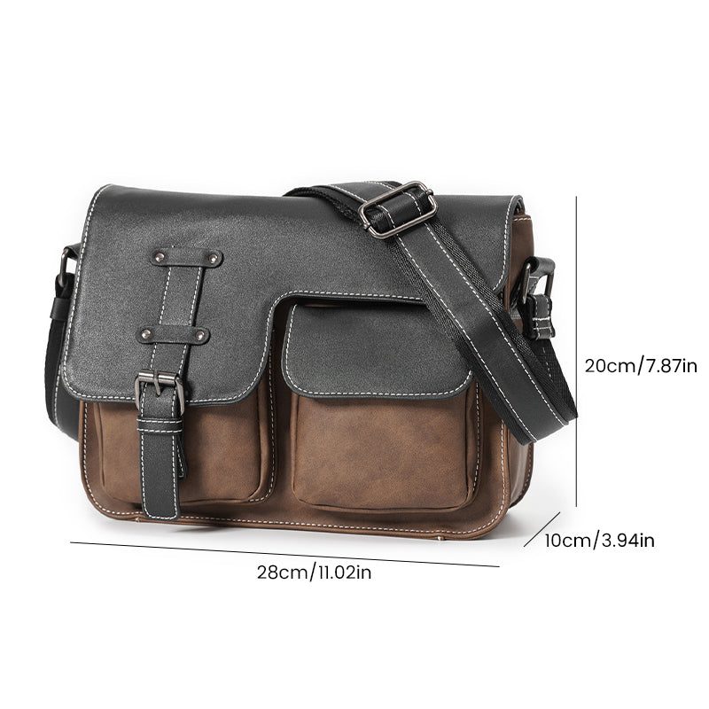 MenBasics™ Herren Leder Retro Casual Tasche