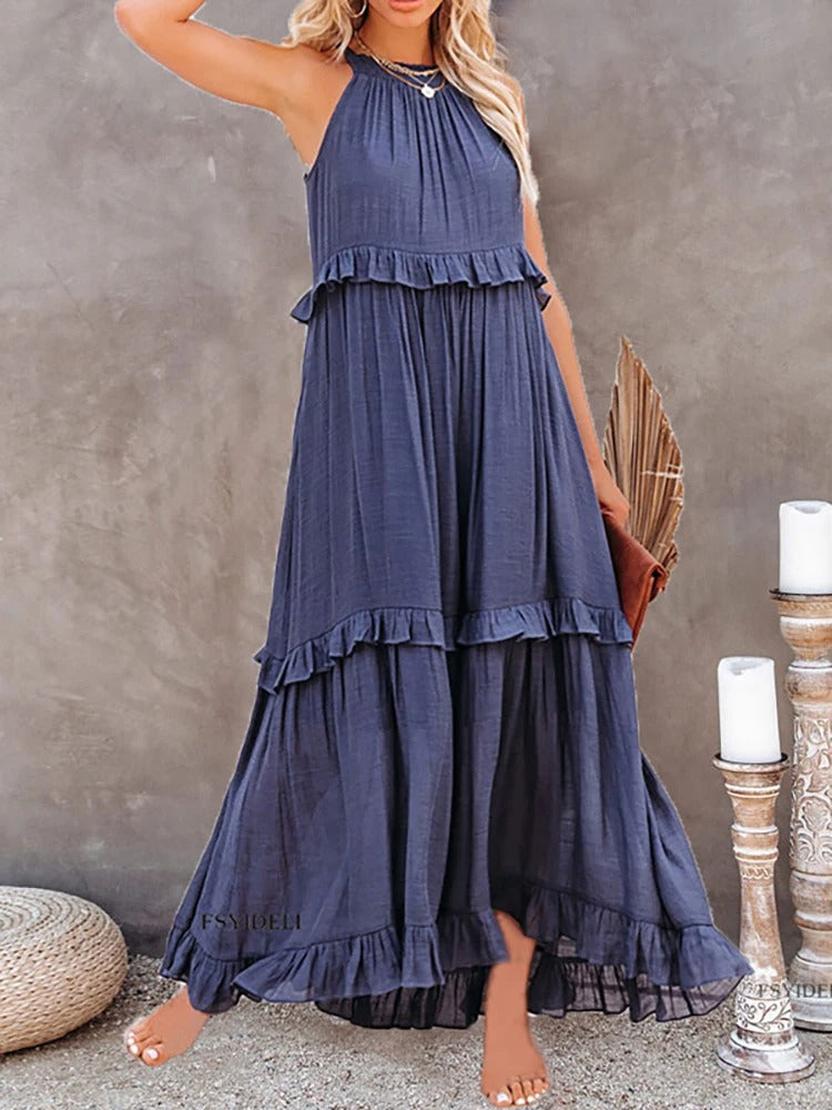 BreezyEase™ Sommer Maxi Kleid