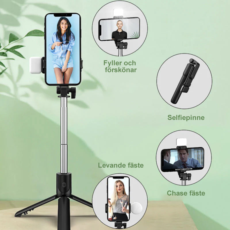 GadgetStudio™ Bluetooth-Selfie-Stick-Stativ