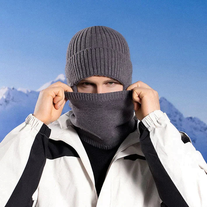 SnowBeanie™ Thermische Winter-Strickmütze