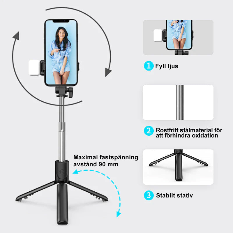 GadgetStudio™ Bluetooth-Selfie-Stick-Stativ