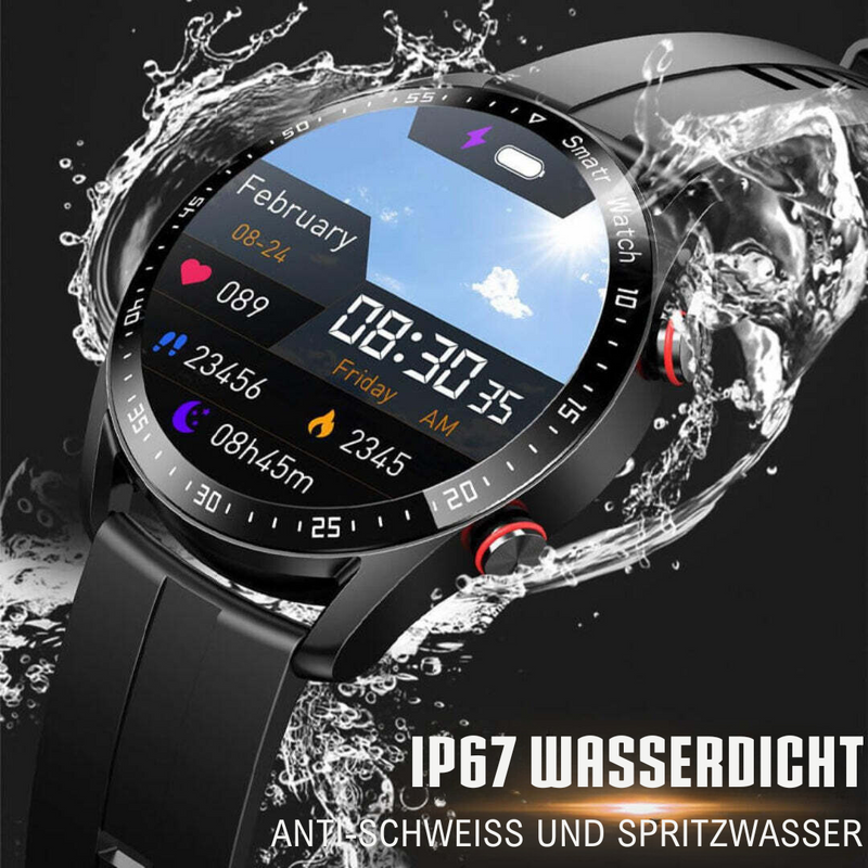 Swiss™ Herren-Fitness-Smartwatch