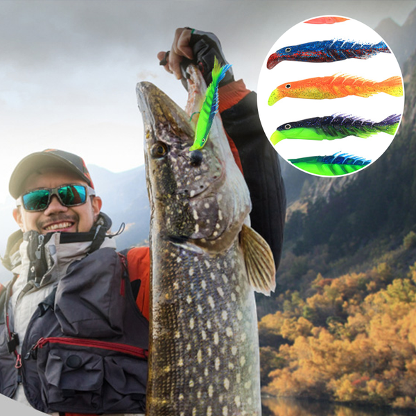 FreshCatch™ 3m Soft Fishing Bass Köder (4+3GRATIS!)