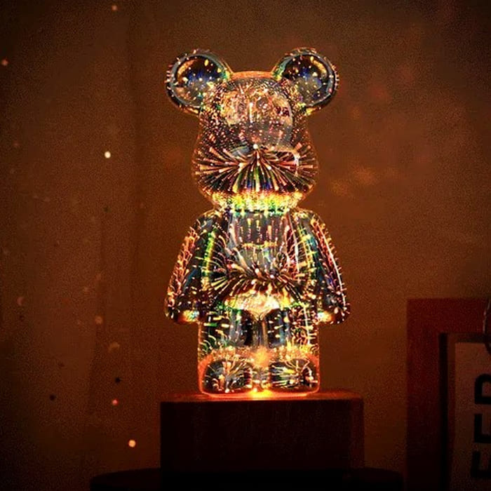 3DBear™ Feuerwerksbär-Nachtlampe