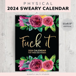 WhimsiDate™ 2024 Kalender für müde Frauen