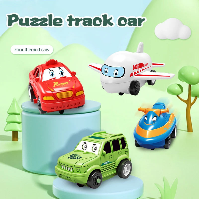 FunRace™ Puzzle-Autobahn-Rennen