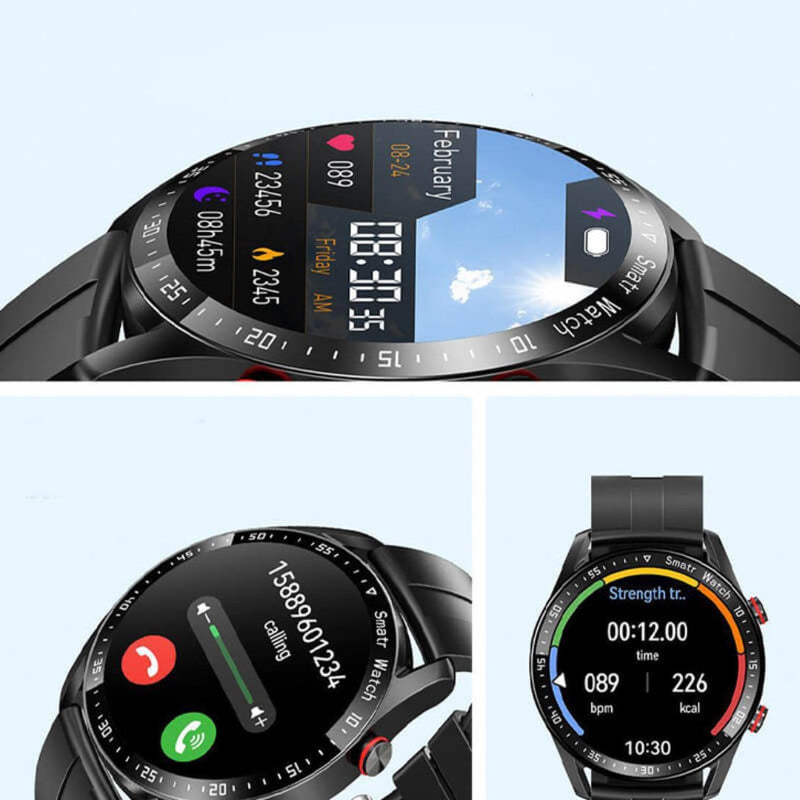 Swiss™ Herren-Fitness-Smartwatch