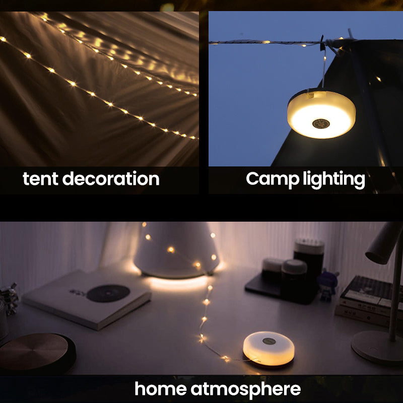 LumiOutdoors™ Tragbare Camping-Lichterkette