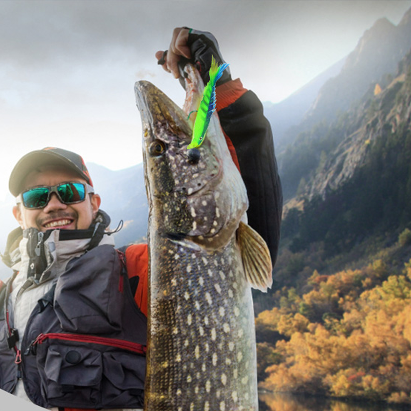FreshCatch™ 3m Soft Fishing Bass Köder (4+3GRATIS!)