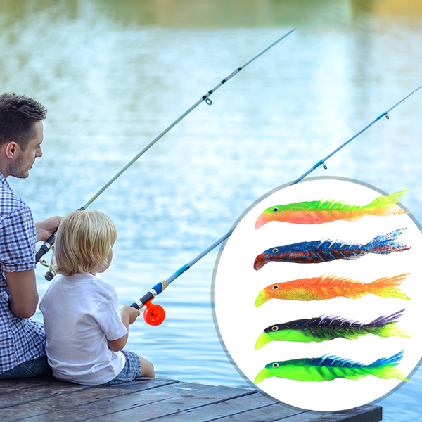 FreshCatch™ 3m Soft Fishing Bass Köder (4+3GRATIS!)