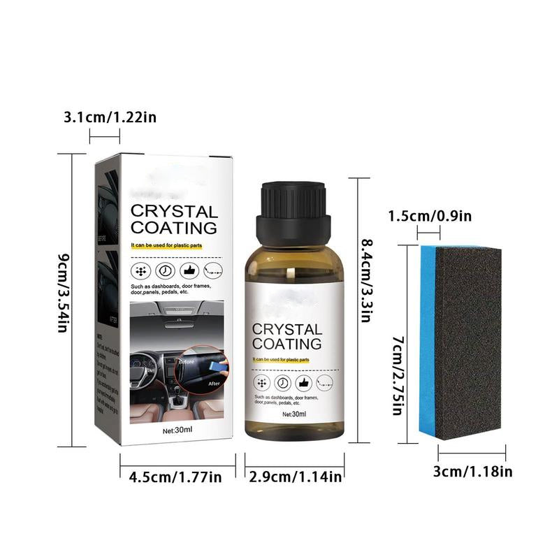 CrystalCoat™ Aufarbeitungsmittel für Autokunststoffteile (1+1 GRATIS!)