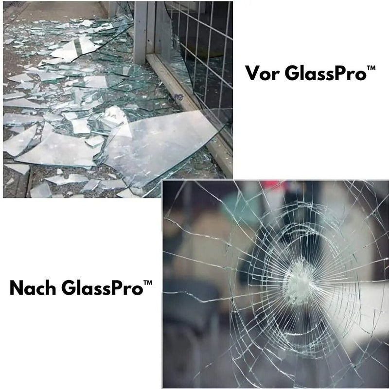 GlassPro™ Transparente Glasschutzfolie