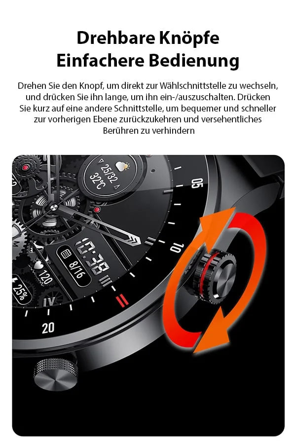 LandRock™ Amoled-Smartwatch für Herren