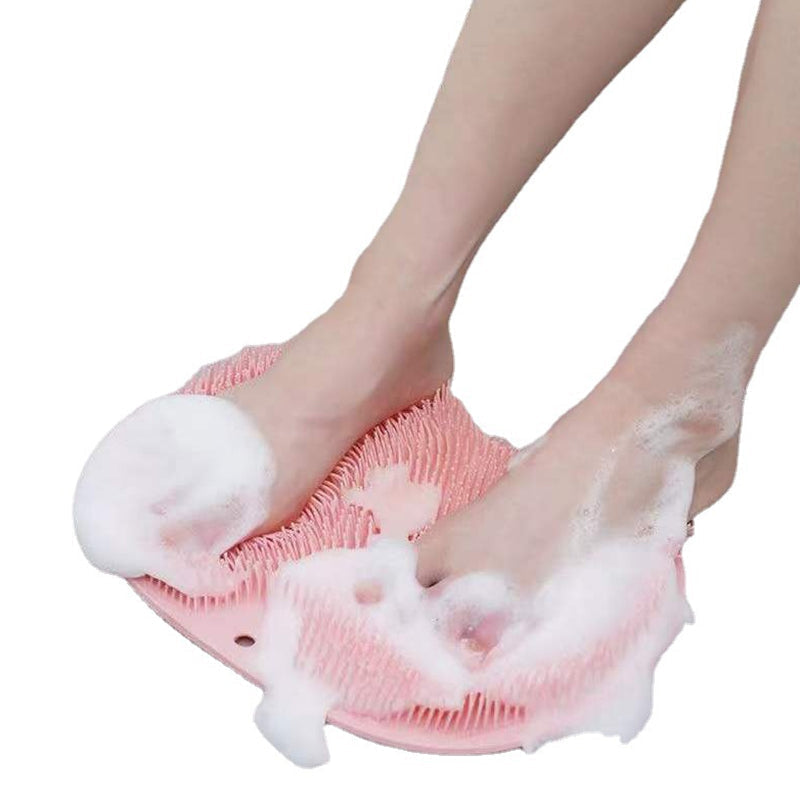 ShowerEssentials™ Multifunktions-Silikonschrubber für Fuß und Rücken