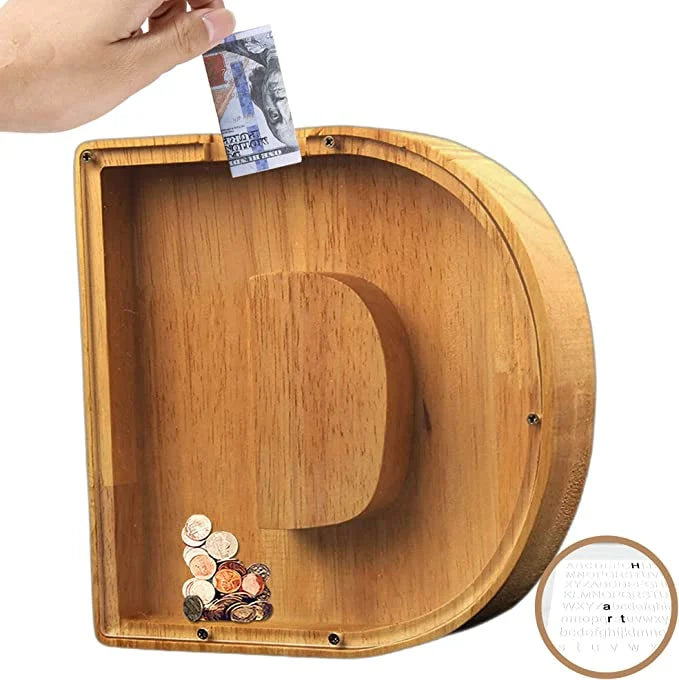 CoinDen™ Buchstabenförmiges Sparschwein für Kinder