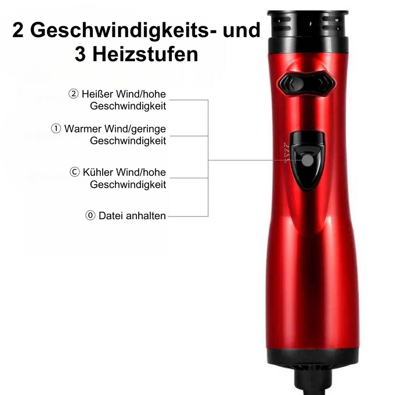 GlamGirl™ 3-in-1-Elektrofriseur