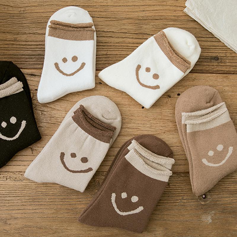 SmileSock™ Smiley Gesicht Baumwoll Socken (2+3 GRATIS)