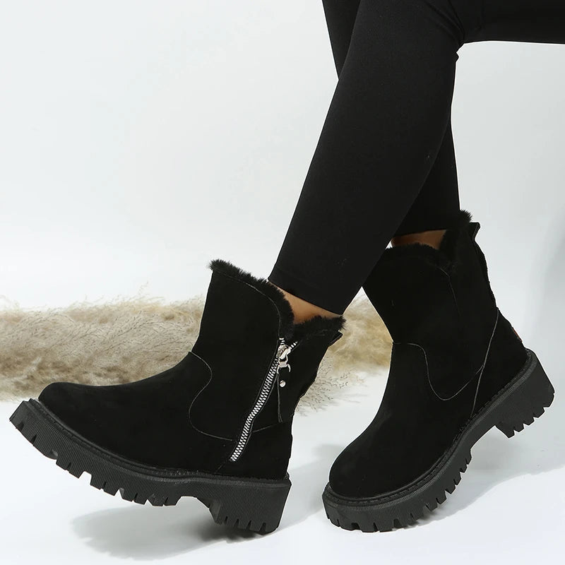 ArcticComfort™ Winterstiefel aus Wildlederimitat