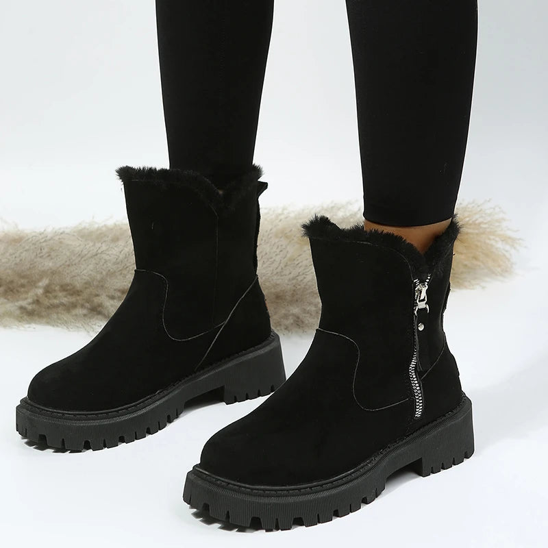 ArcticComfort™ Winterstiefel aus Wildlederimitat