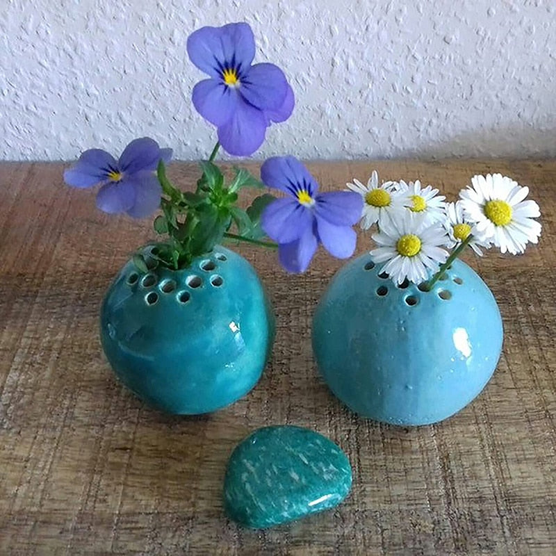 Blumenvase aus Harz